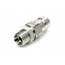 Hydraulic quick connector, Euro plug M22x1, 5 threads