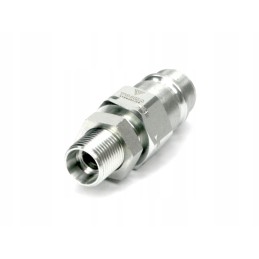 Hydraulic quick connector, Euro plug M18x1, 5 threads