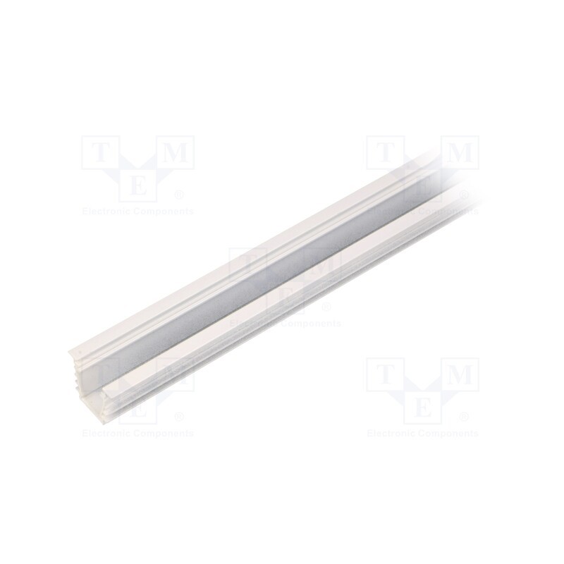 1 pcs x TOPMET - 96020001 -AS - Profiles for LED modules, white, L: 1m, DEEP10, aluminium
