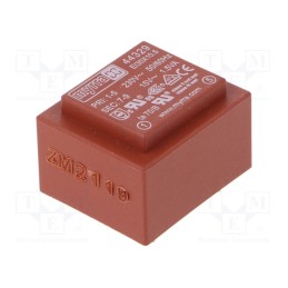 1 pcs x MYRRA - 44329 - Transformer: encapsulated, 1.5VA, 230VAC, 15V, 100mA, PCB
