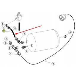 7700069287 compressed air hose