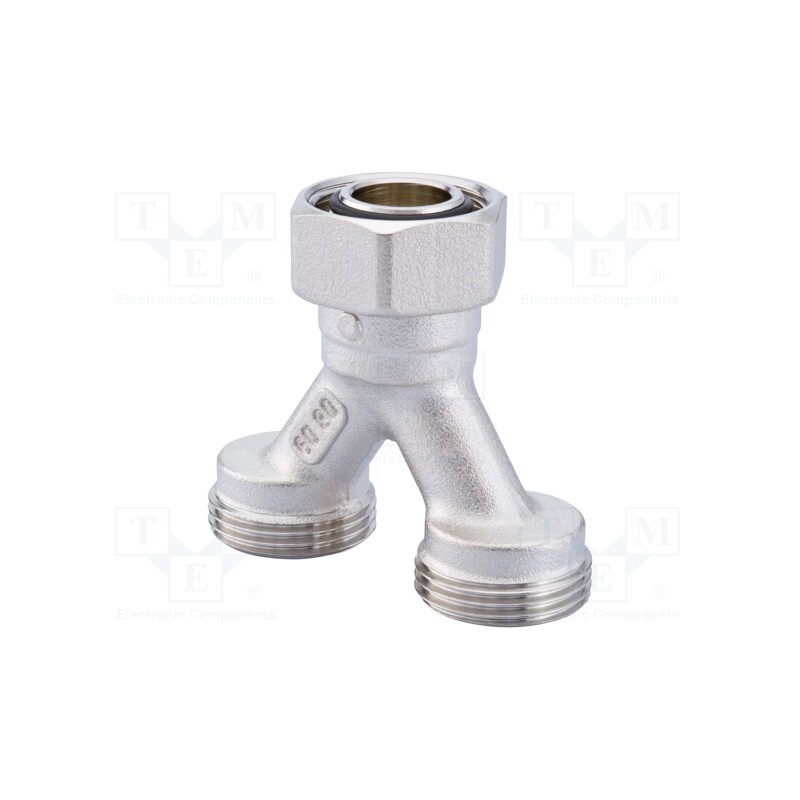 1 pcs x HUMMEL - 2 257 0008 01 - Y-connector, Ext.thread: G 3/4', Int.thread: G 3/4', H: 58mm