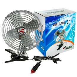 Rotary fan 24v, 6-piece metal shade