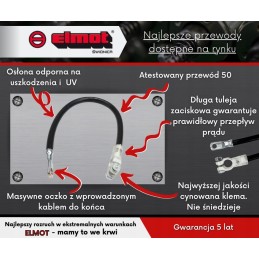 C 385 ground cable, braided C 385 Elmot Premium