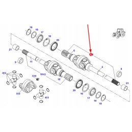 G926301020040 right drive shaft