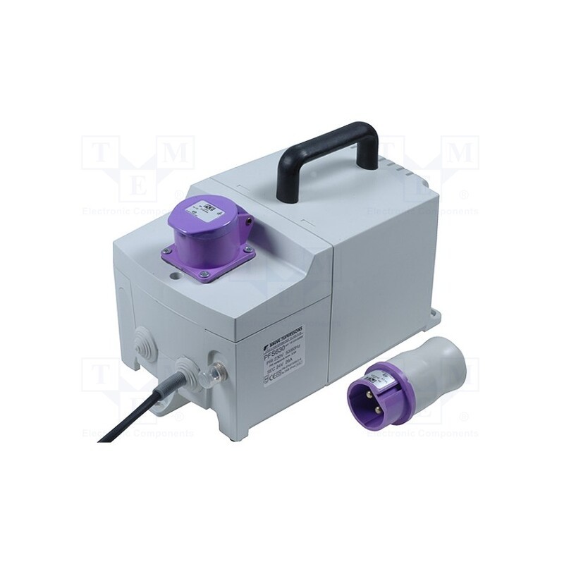1 pcs x BREVE TUFVASSONS - PFS630/230/24V - Transformer: protective, 630VA, 230VAC, 24V, IP44, Ins.class: II