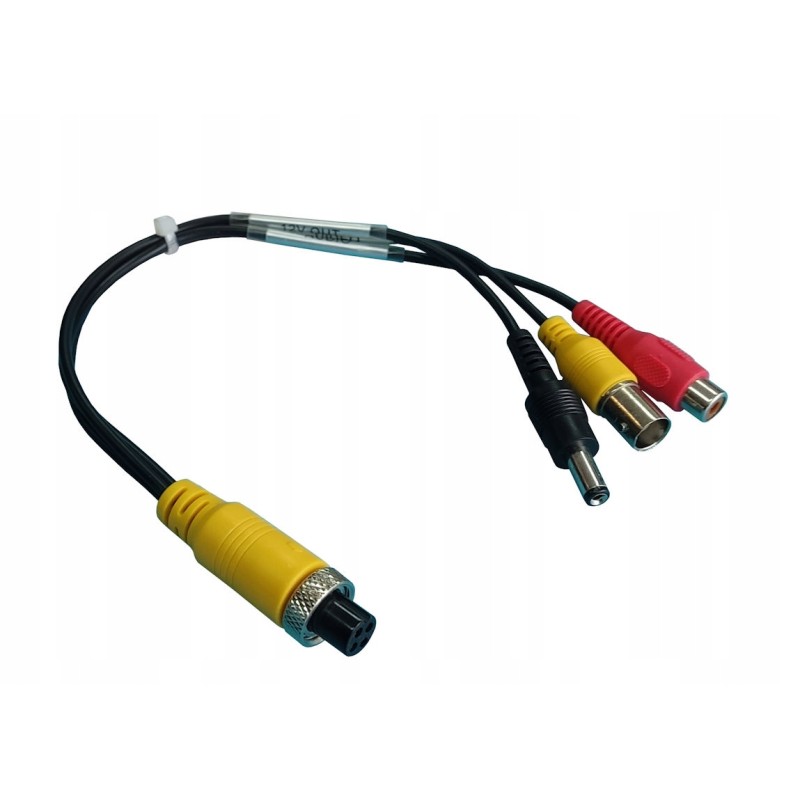 Adapter reduction M12 4 pin BNC RCA DC
