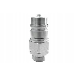 Hydraulic quick connector, Euro plug M22x1, 5 threads