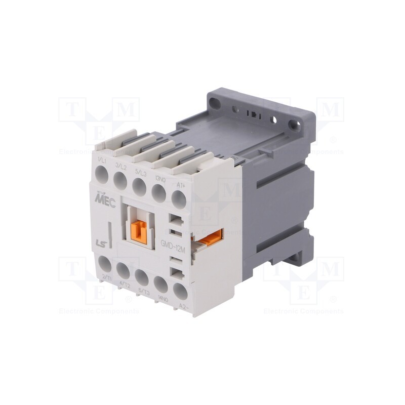 1 pcs x LS ELECTRIC - GMD-12M 24VDC 1A - Contactor: 3-pole, NO x3, Auxiliary contacts: NO, 24VDC, 12A, IP20