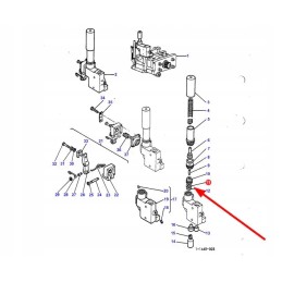 361163x1 hydraulic pump valve washer