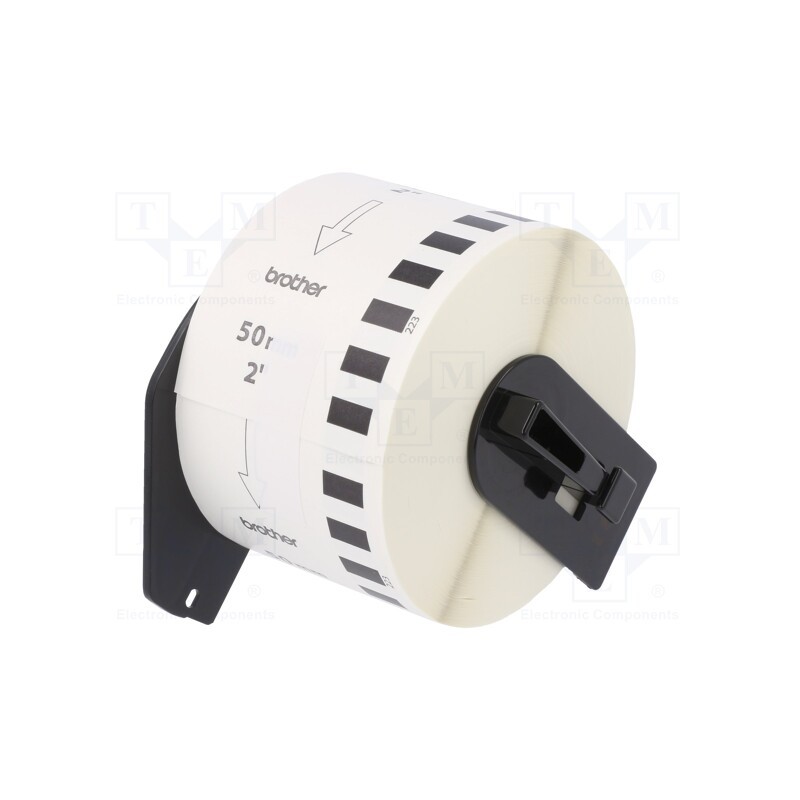 1 pcs x BROTHER - DK-22223 - Label, 50mm, 30.48m, white, Character colour: black, self-adhesive