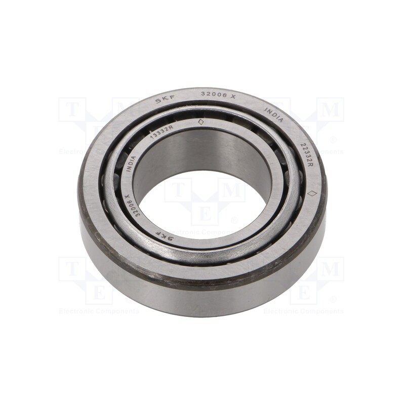 1 pcs x SKF - 32006 X SKF - Bearing: tapered roller, Øint: 30mm, Øout: 55mm, W: 17mm, Cage: steel