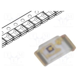 5 pcs x KINGBRIGHT ELECTRONIC - KPG-1005CGC-TT - LED, SMD, 0402, green, 12÷35mcd, 1x0.5x0.2mm, 120°, 2÷2.4V, 20mA