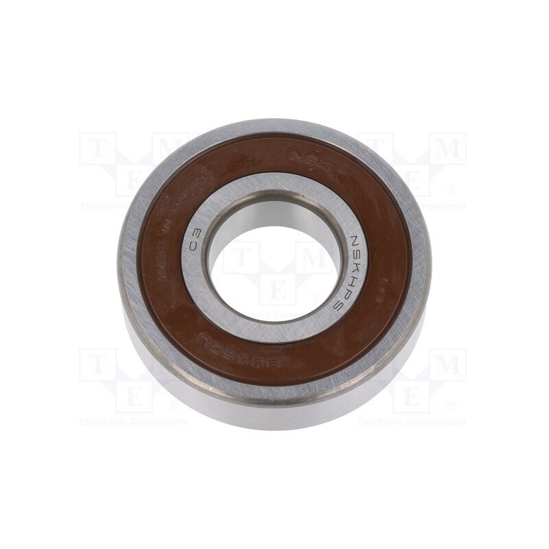 1 pcs x NSK - 6306 DDU C3 E NSK - Bearing: ball, Øint: 30mm, Øout: 72mm, W: 19mm, bearing steel