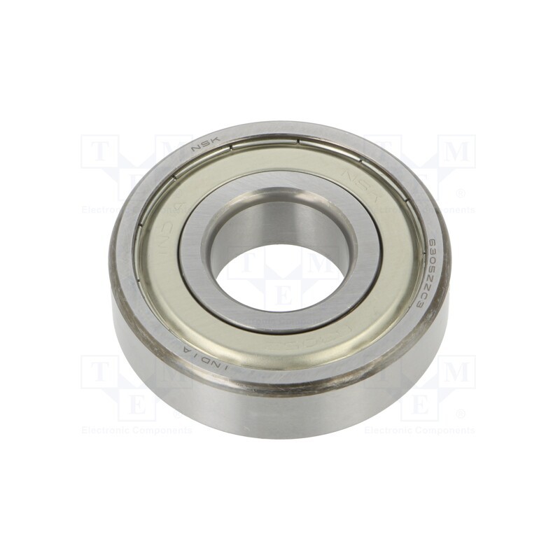 1 pcs x NSK - 6305 ZZ C3 E NSK - Bearing: ball, Øint: 25mm, Øout: 62mm, W: 17mm, bearing steel