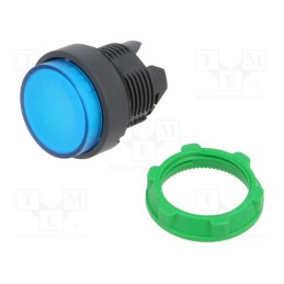 1 pcs x SCHNEIDER ELECTRIC - ZB5AW163 - Switch: push-button, 22mm, Stabl.pos: 1, blue, ZBVB,ZBVG,ZBVJ,ZBVM