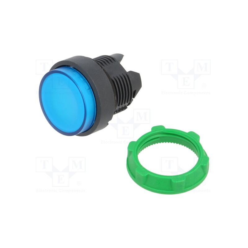 1 pcs x SCHNEIDER ELECTRIC - ZB5AW163 - Switch: push-button, 22mm, Stabl.pos: 1, blue, ZBVB,ZBVG,ZBVJ,ZBVM