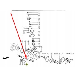 613990 0 breaker gear shafts