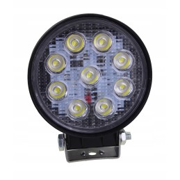 Oval LED work lamp 9 LED searchlight 12 24v