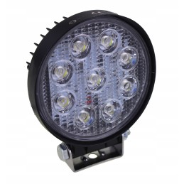 Oval LED work lamp 9 LED searchlight 12 24v