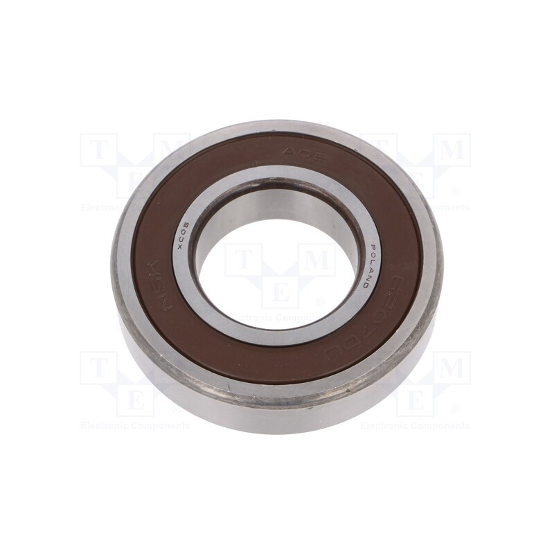 1 pcs x NSK - 6207 DDU CM NSK - Bearing: ball, Øint: 35mm, Øout: 72mm, W: 17mm, bearing steel
