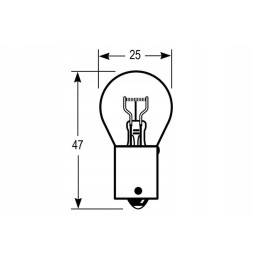 P21w 12v 21w vapormatic bulb