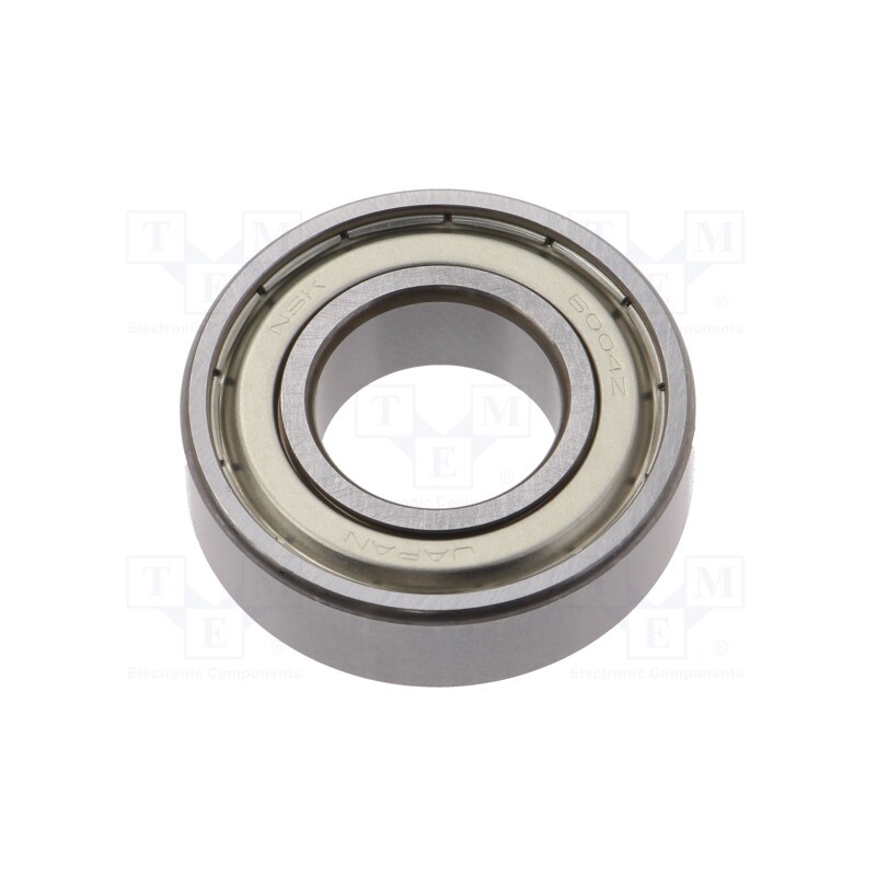 1 pcs x NSK - 6004 ZZ C3 E NSK - Bearing: ball, Øint: 20mm, Øout: 42mm, W: 12mm, bearing steel