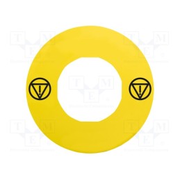 1 pcs x SCHNEIDER ELECTRIC - ZBY9140T - Label, Harmony XB4