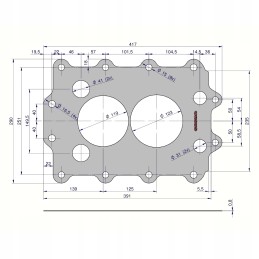 Gearbox seal 0 8mm c 360 zetor orig