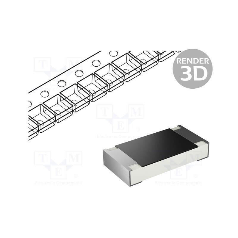 100 pcs x YAGEO - RC1206FR-071R3L - Resistor: thick film, SMD, 1206, 1.3Ω, 0.25W, ±1%, -55÷155°C