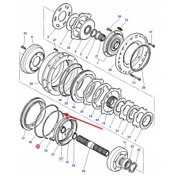 359130x1 dynashift gearbox o-ring 221 84 x 3 53