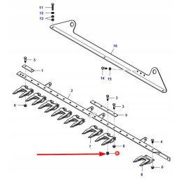 D28284945 M10 nut for LAN SM 4 lifter