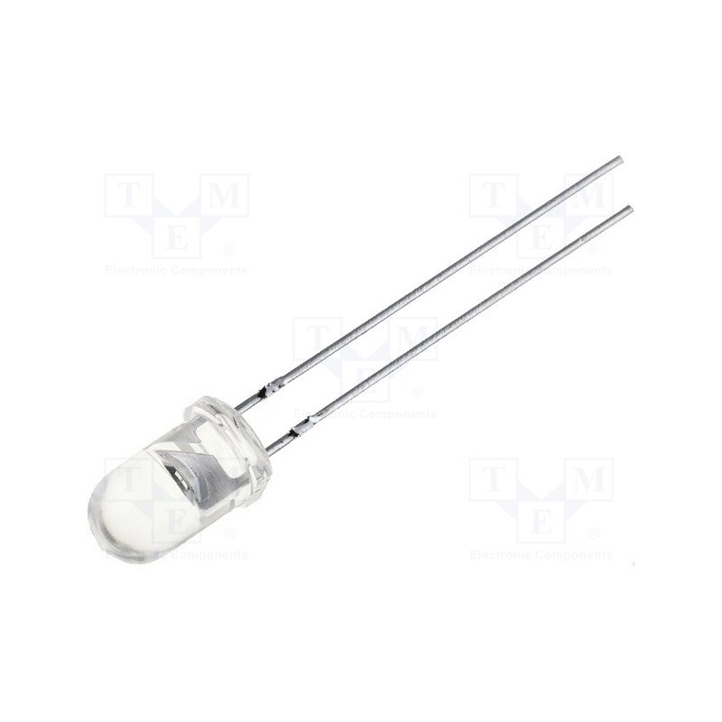 5 pcs x KINGBRIGHT ELECTRONIC - L-53P3C - Phototransistor, 5mm, λp max: 940nm, 30V, 30°, Lens: transparent