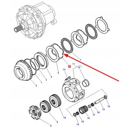 Speedshift gear spring mf 1660406m1