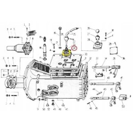 Gear lever bearing seal c 330