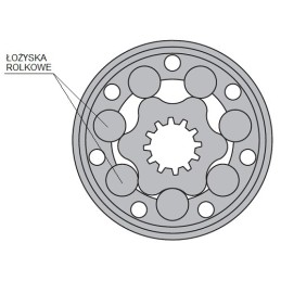 Hydraulic motor mr 160 cd o2 wc32 375 rpm