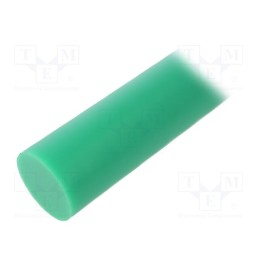 1 pcs x MITSUBISHI CHEMICAL ADV. MATERIALS - 30101292Z050050000 - Rod, Ø: 50mm, L: 500mm, green, extruded, Length tolerance: 0, 