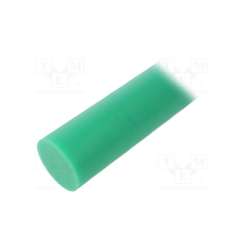 1 pcs x MITSUBISHI CHEMICAL ADV. MATERIALS - 30101292Z050050000 - Rod, Ø: 50mm, L: 500mm, green, extruded, Length tolerance: 0, 