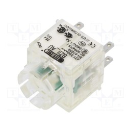 1 pcs x SCHLEGEL - BZII_AU - Contact block, -30÷70°C, IP00, Contacts: NO x2, 3mm
