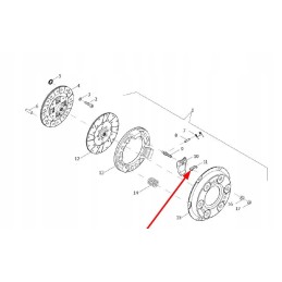 PLN 300 21 118 clutch mounting element