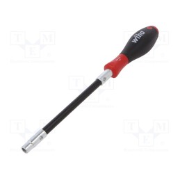 1 pcs x WIHA - 1437 - Screwdriver, 6-angles socket, with flexible shaft, SoftFinish®