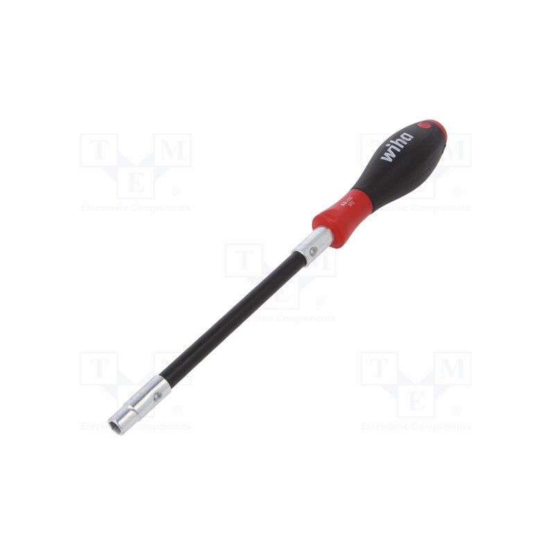 1 pcs x WIHA - 1437 - Screwdriver, 6-angles socket, with flexible shaft, SoftFinish®
