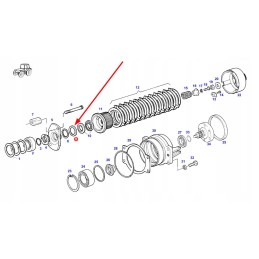 X451335000000 clutch conical washer