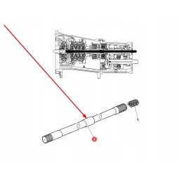 4301286m1 dyna 4 gearbox shaft