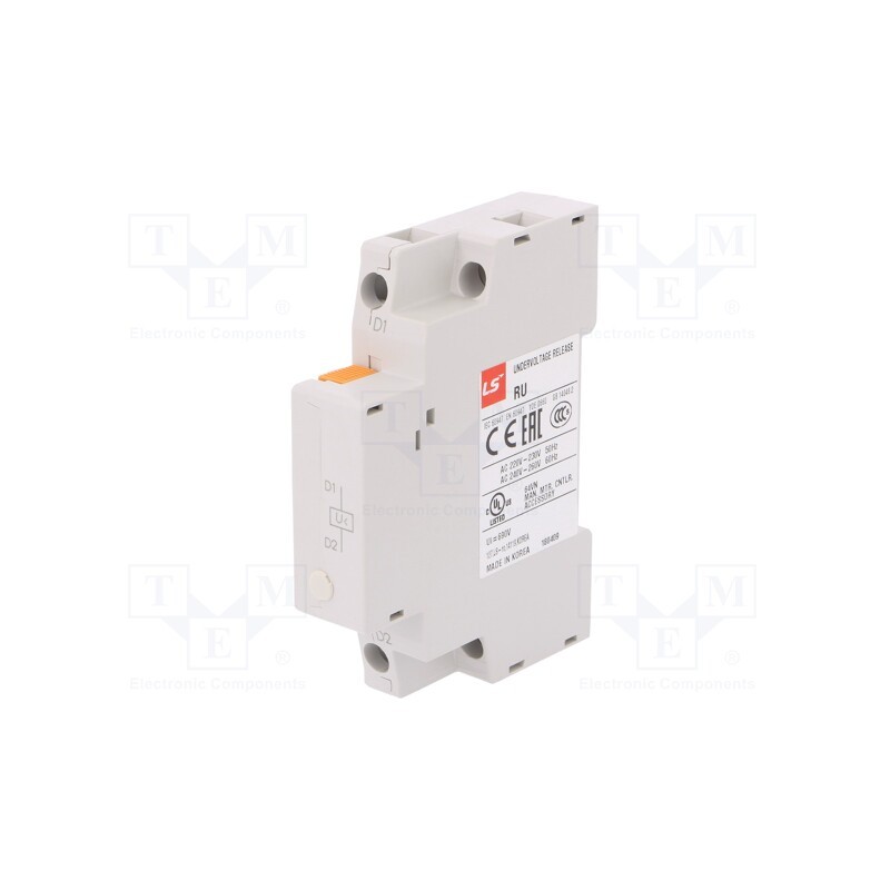 1 pcs x LS ELECTRIC - MMS-RU AC220V~230V 50HZ - Undervoltage relase, 220/230VAC, side