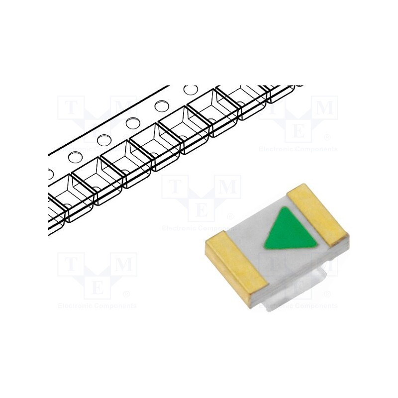5 pcs x KINGBRIGHT ELECTRONIC - KP-2012P3C - Phototransistor, 0805, 940nm, 30V, 120°, Lens: transparent