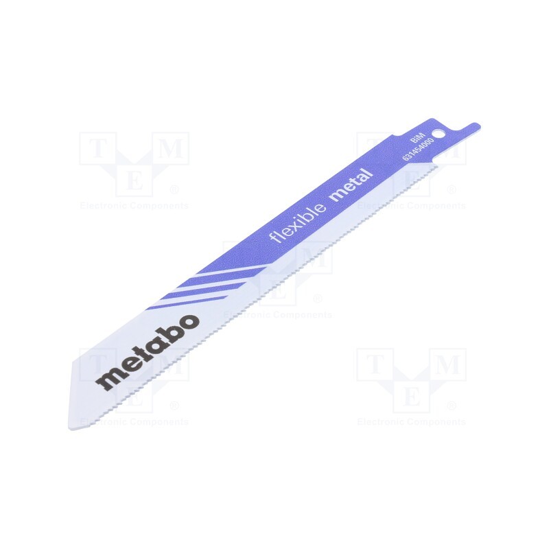 1 set x METABO - 631454000 - Hacksaw blade, tinware,metal, 150mm, 18teeth/inch, 5pcs.