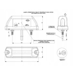 LED board lighting lamp 12v 24v black