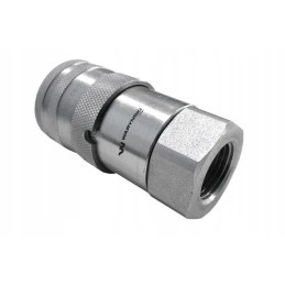 Dry hydraulic quick connector, G3 socket, 8 in