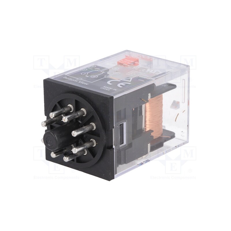 1 pcs x OMRON - MKS2P AC110 - Relay: electromagnetic, DPDT, Ucoil: 110VAC, Icontacts max: 10A